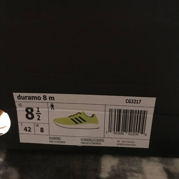 Adidas Duramo 8m shoes size 8.5 men’s - Picture 2 of 5